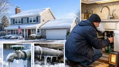 At what temperature do pipes freeze, and how to prevent a burst