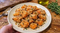Zucca Sabbiosa: Roasted Pumpkin with a Toasty Parmesan Breadcrumb Crust