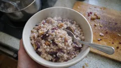 Creamy Radicchio and Walnut Risotto for Cozy Fall and Winter Nights