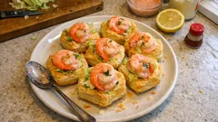 Shrimp Cocktail Puff Pastry Cups—A Festive Appetizer You Can Prep Ahead