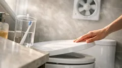 Should you close the toilet lid before flushing? What the science says about bathroom germs