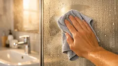 The 2-minute after-shower bathroom routine that keeps everything looking freshly cleaned