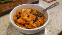 Zucca Sott’Olio: Vinegar-Blanched Pumpkin Preserved in Oil, Italian Antipasto-Style
