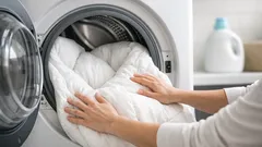 How to wash a comforter at home without overloading your washing machine