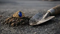 Medieval gold ring found just 3 inches underground during street work