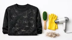 How to remove cat hair from clothes fast without lint rollers