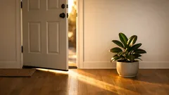 Why the ZZ plant is the best feng shui plant for your front entry