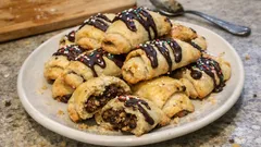 Calabrian Petrali Cookies—Fig, Nut, and Chocolate-Filled Crescents for Christmas